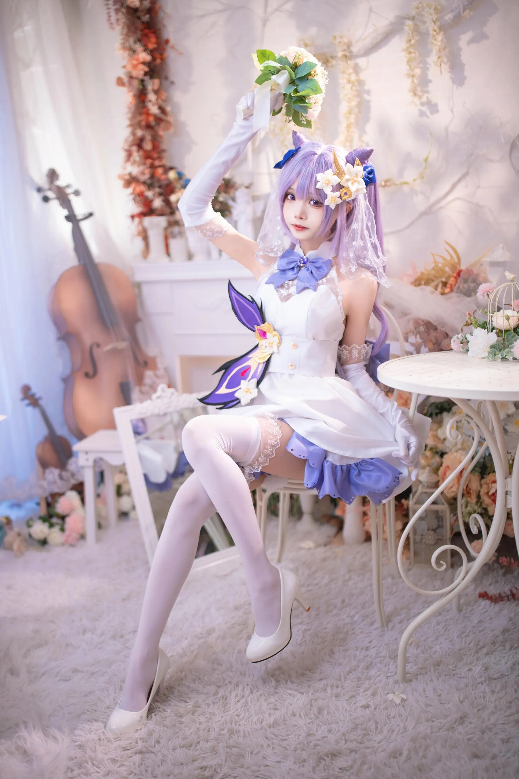 艾西aiwest – NO.02 刻晴花嫁 [40P]插图8